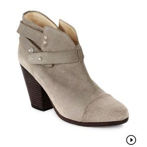 Rag and Bone Harrow Bootie Stone Waxy size 39/9